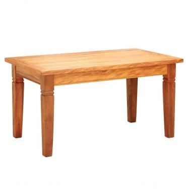 Imagem de Mesa De Jantar 1,5 M Em Madeira Maciça Natural