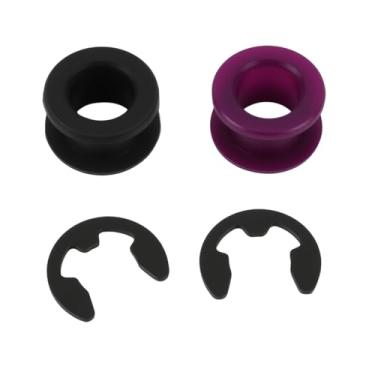 Imagem de KAKUPPA Kit de bucha de câmbio de 2 peças, kit de reparo de conexão e bucha de cabo de câmbio de transmissão com clipes, universal compatível com Sienna33835-08010 33820-02370 substituição, uso