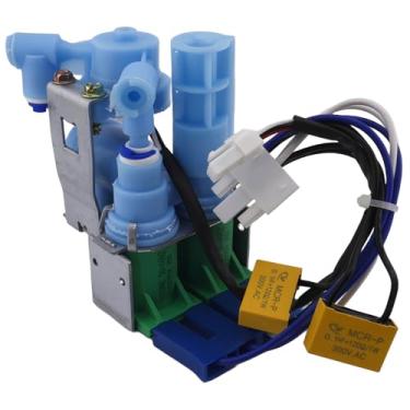 Imagem de EvertechPRO DA97-07827B Conjunto de válvula de entrada de água – Substituição de qualidade OEM para dispensadores de gelo e água de geladeira Samsung (substitui DA97-07827E, DA62-02219A, PS4175482)