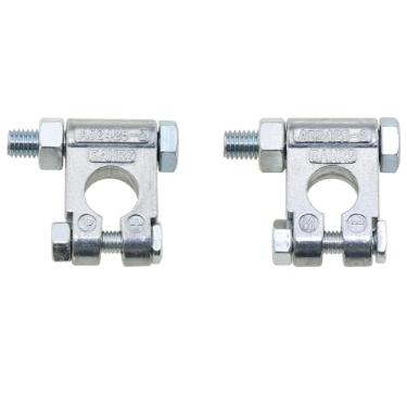 Imagem de ZZHXSM Terminais de bateria de especificação militar, conjunto de terminais de bateria de poste superior para fuzileiros navais, carros, trailers e veículos (1 par)