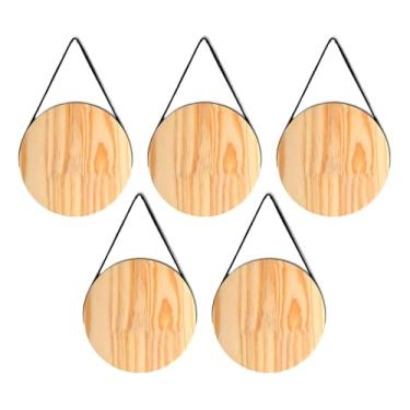 Imagem de Kit 5 Quadro Redondo Para Artesanato Decoração Lettering