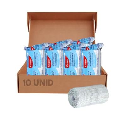 Imagem de Atadura Gessada 15cm x 3m Gesso Ortopédico 10 unidades