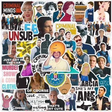 Imagem de Adesivos de anime em vinil impermeável Criminals Minds (50 unidades)