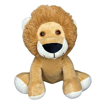 Imagem de Pelucias Para Bebe Safari Leão 25cm Hipoalergenica Nilo Baby (marrom Leao)