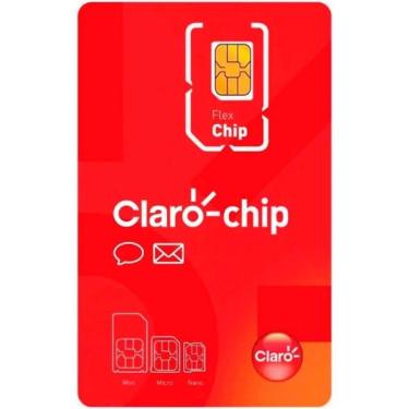 Imagem de Chip Claro Triplo Corte 5G Pré-Pago Cobertura Nacional