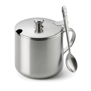 Imagem de Açucareiro Inox 420 ml com Colher TRC7086 TopChef  Elegante, Prático e