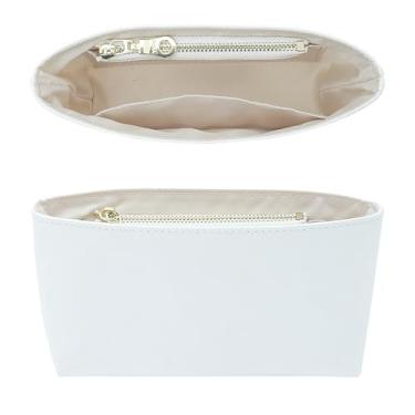 Imagem de Doxo Organizador de bolsa para Longchamp Le Pliage Mini e mais, leve à prova d'água DupontPaper Bag Inner Linner Shaper, mantém as bolsas em forma e organizadas (branco, mini)