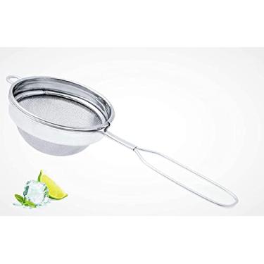 Imagem de Coador de chá com cabo longo – Filtro de malha durável para chá, café, suco, kadha e uso diário na cozinha