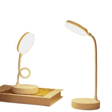 Imagem de Luminária Abajur De Mesa LED Luz Recarregável Touch Haste Flexível Lâmpada De Estudo Sem Fio