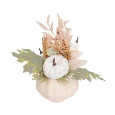 Imagem de Sclmgo Decoração de Halloween com Abóboras Artificiais: Centros de Mesa Resistentes E Fáceis para Mesa, Lareira, Cozinha E Prateleira, Style C, Tamanho real