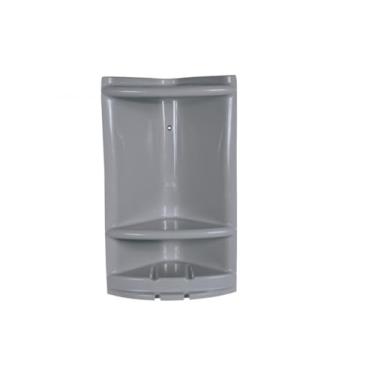 Imagem de Porta Shampoo/Cantoneira Grande Cinza - Metasul