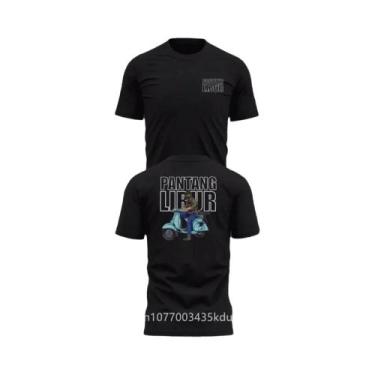 Imagem de Camiseta Tática Masculina De Algodão Respirável Manga Curta Gola Redon