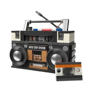 Imagem de Conjunto De Blocos De Montar DIY Retrô: Eletrodomésticos, Móveis, TVs,