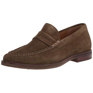 Imagem de Mocassim masculino Sperry Gold Cup Exeter de camurça, Oliva, 11.5 Wide