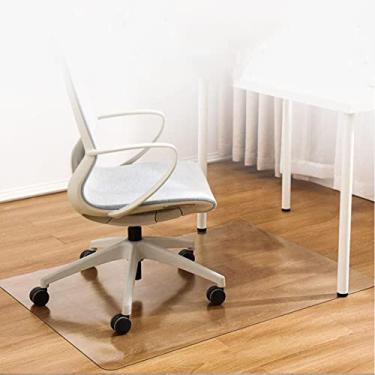 Imagem de Protetor de capa de mesa transparente, almofada de mesa antiderrapante, protetor de mesa transparente, capa de mesa de plástico PVC, tapete de mouse grande ultrafino, para escritório, trabalho