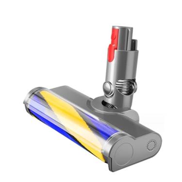 Imagem de Aspiradores de pó sem fio com cabeça de escova macia atualizada com luz LED verde para casa, compatível com Dyson V6 V7 V8 V10 V11 V15 V10 Slim V12 Slim (V7 V8 V10 V11 V15)