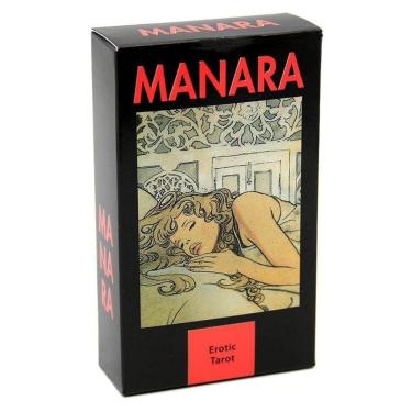 Imagem de Jogo de cartas Manara Erotic Tarot Family com cartas de baralho de tarô