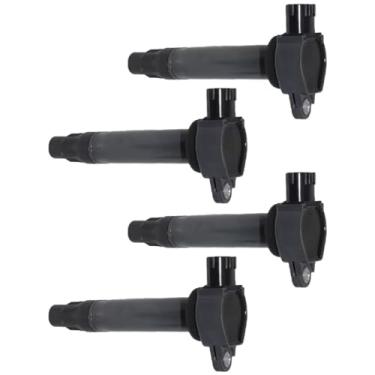 Imagem de Compatível com Mitsubishi Lancer ASX MIVEC 2010 e RVR L4-2.0L 2014-2015 (4 peças) - Bobinas de Ignição Automotivas 1832A016 597096 UF589