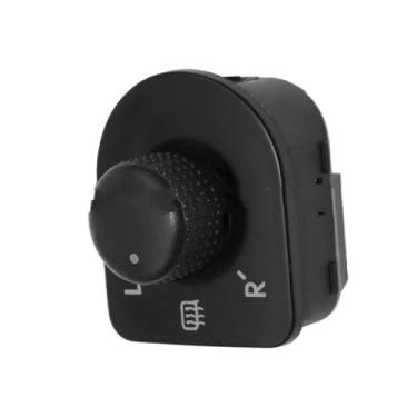 Imagem de Interruptor do botão do espelho retrovisor compatível com VW Beetle, Passat B5 e Bora (1999-2004) - Códigos de barras: 1J1959565D, 1J1959565F e 1J1959565E.