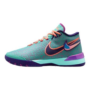 Imagem de Nike Tênis de basquete masculino Lebron NXXT Gen AMPD, Azul/roxo, 37