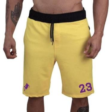 Imagem de Bermuda Moletom Esportiva Shorts Masculino Academia Futebol Basquete Cor:;Tamanho:P;Gênero:Masculino-Masculino