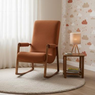 Imagem de Poltrona de Amamentação Balanço Tina Terracota