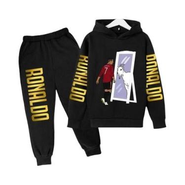 Imagem de Conjunto De Agasalho Infantil Com Estampa Do Ronaldo, Moletom E Calças
