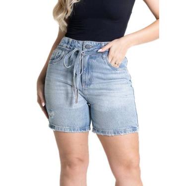 Imagem de Shorts Jeans Sawary - 281349 - Azul médio 40, Azul, 40