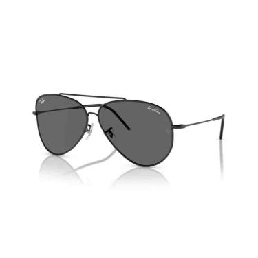 Imagem de Óculos de Sol Ray Ban Aviator Reverse Preto 0RBR0101S 002/GR-Unissex