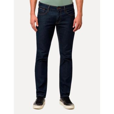Imagem de Calça Calvin Klein Jeans Masculina Straight Sustainable 5 Pockets Escura-Masculino
