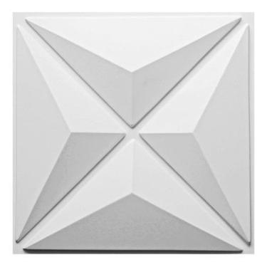 Imagem de 32 Placas 3D De Pvc Alto Impacto Revestimento Parede 50X50Cm