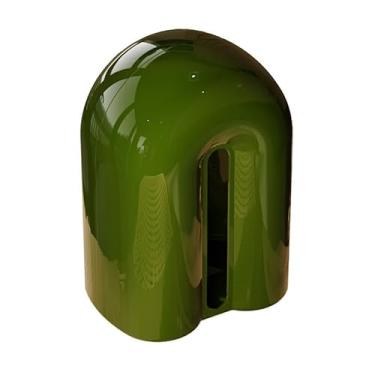 Imagem de Caixa de lenços vertical para mesa de estar, sala de jantar, decoração de guardanapo, organizador de dispensador facial (verde)