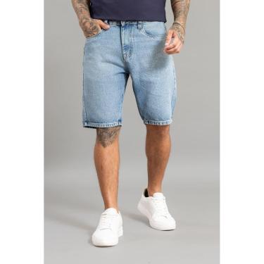 Imagem de Bermuda Jeans Slim Fit Masculina Básica Five Pockets Dialogo-Masculino