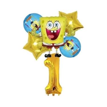 Imagem de Suprimentos Para Festa De Aniversário Do Bob Esponja E Patrick Estrela