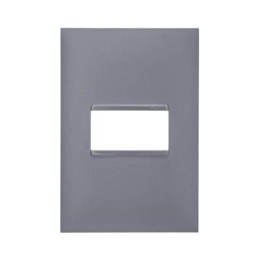 Imagem de Placa 4X2 1 Posto Pial Plus+ Legrand Cinza 618501Cz