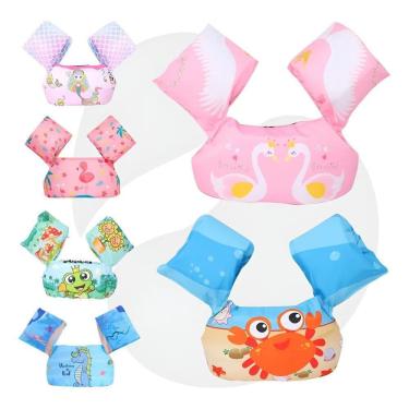 Imagem de Colete Salva Vida Boia Infantil Braço Piscina Prai Sapinho R