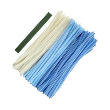 Imagem de Kit De Artesanato DIY Com Limpadores De Cachimbo Em Formato De Flor Az