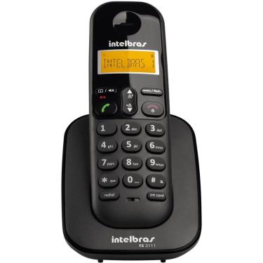 Imagem de Ramal De Telefone Sem Fio Ts3111 Preto Intelbras