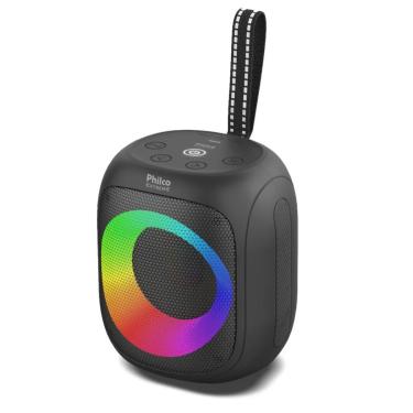 Imagem de Caixa de Som Speaker Philco PBS30 Flash Lights FM Bluetooth V5.1 30W Black