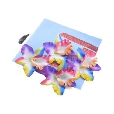 Imagem de Orquídeas Borboleta Artificiais: Flores Decorativas Para Parede, Casam