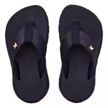 Imagem de Chinelo Infantil Menino Conforto Pratico Rakka Kenner Kids, Preto, 31/