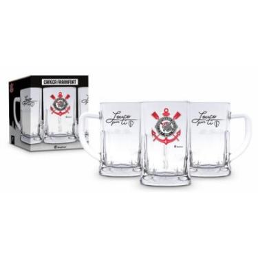 Imagem de Caneca Corinthians Vidro 565ml Original-Masculino