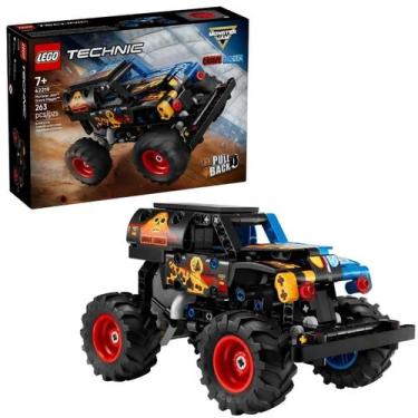 Imagem de Technic Monster Jam Grave Digger Fogo E Gelo 42219 - Lego