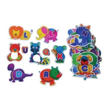 Imagem de Brinquedos Educativos - Jogo Alfabeto Divertido 52 Peças - Sonho de Cr