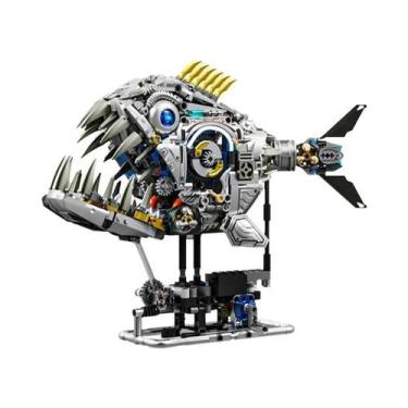 Imagem de Blocos De Montar De Animais Marinhos Com Luz E Motor: Tubarão-Baleia, 