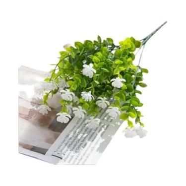 Imagem de Flores Artificiais De Eucalipto, Planta Falsa, Buquê De Casamento, Dec