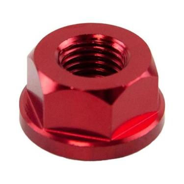 Imagem de Porca De Bloqueio Sextavada Anodizada Para Motocicleta M6 M8 M10 M12 M