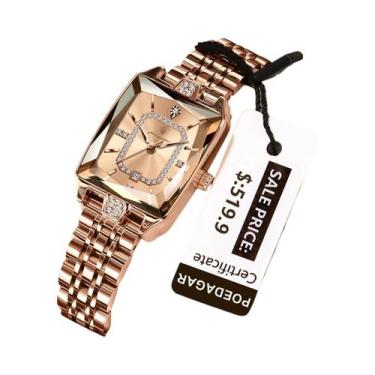 Imagem de Relógio De Pulso Feminino Elegante E À Prova d'Água POEDAGAR, Relógio 