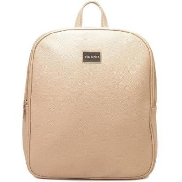 Imagem de Mochila Feminina Média Minimalista Casual Via Uno VU2602-Feminino