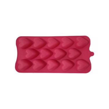 Imagem de Forma para Gelo em Silicone Coração - 14 Cavidades - Tuut